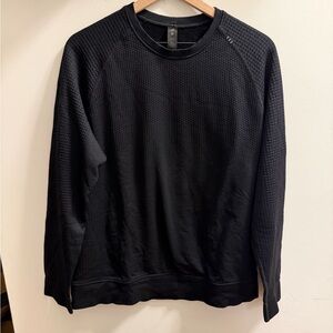 lululemon athletica Black Crewneck Seamless Sweater